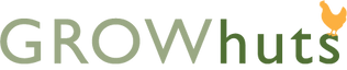 the growhut logo on a white background