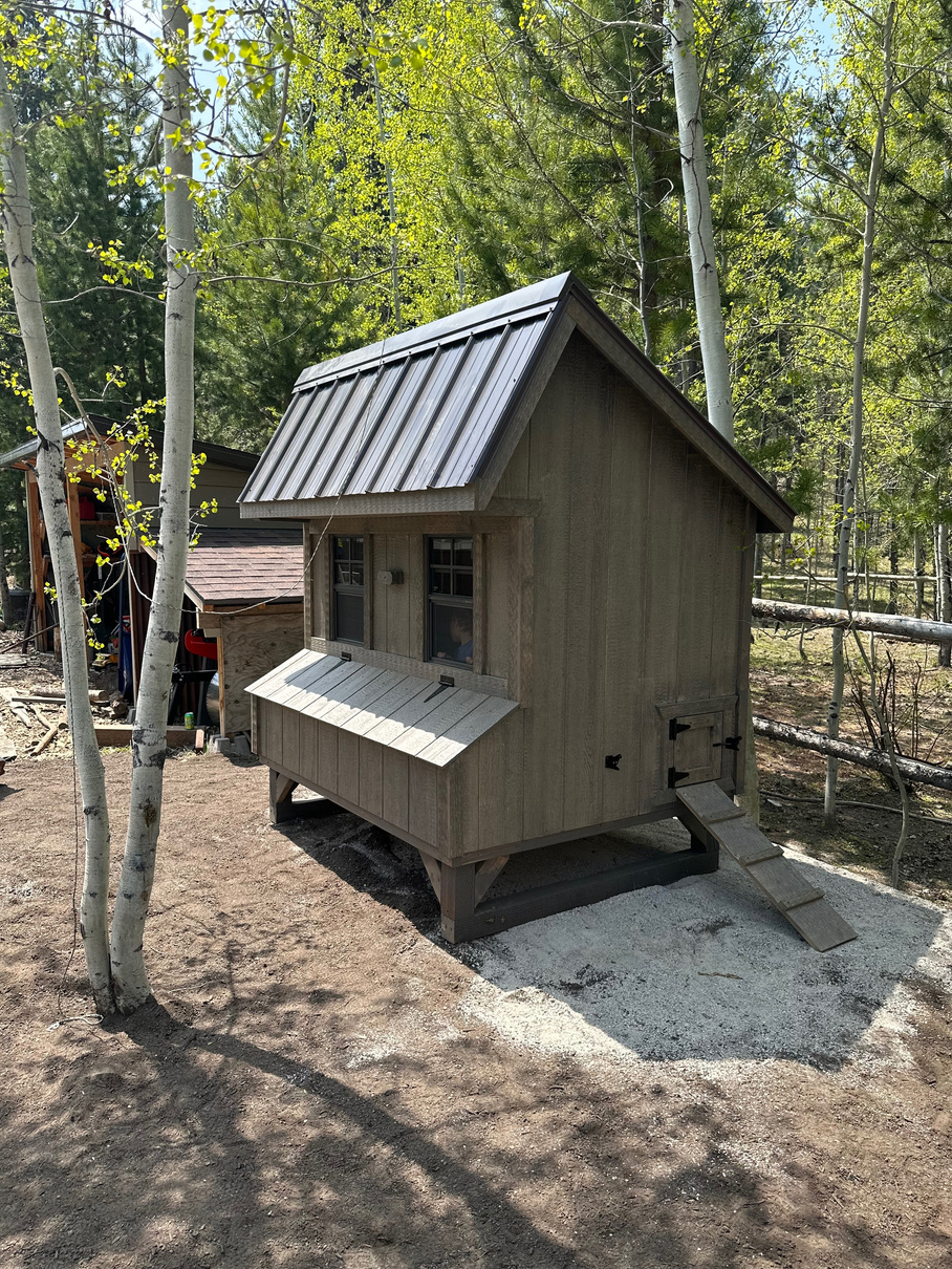 Grow Huts custom chicken coops in Teton Valley, ID